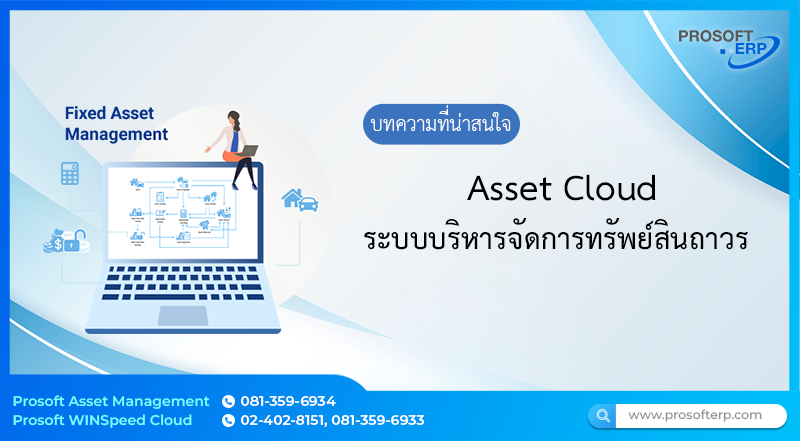 Asset Management เป็น ระบบบริการจัดการทรัพย์สินโดยใช้จัดเก็บข้อมูลเกี่ยวกับสินทรัพย์ทุกชนิด ภายในบริษัทเพื่อให้การจัดระเบียบเกี่ยวกับทรัพย์สินเป็นอย่างมีระเบียบ นอกจากนี้ยังช่วยเรื่องการคำนวณ ค่าเสื่อมราคาให้กับทุกสินทรัพย์