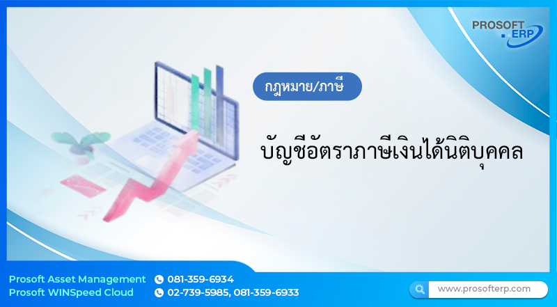 บัญชีอัตราภาษีเงินได้นิติบุคคล