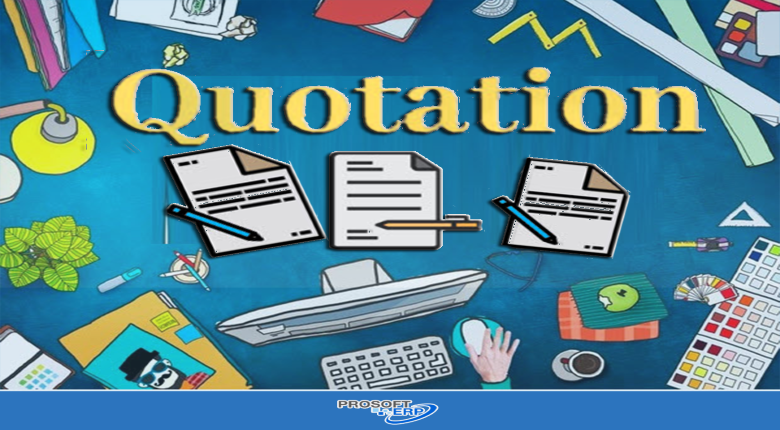 ใบเสนอราคา เป็นหน้าต่างสำหรับให้ผู้ขายใช้งาน โดยก่อนการซื้อขายสินค้า ลูกค้าหรือลูกค้าเป้าหมายอาจจะขอใบเสนอราคา  มายังฝั่งผู้ขาย