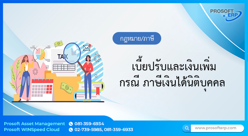 เบี้ยปรับและเงินเพิ่ม กรณี ภาษีเงินได้นิติบุคคล