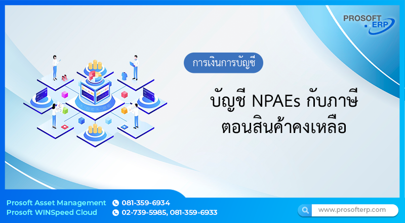 บัญชี NPAEs กับภาษี ตอนสินค้าคงเหลือ